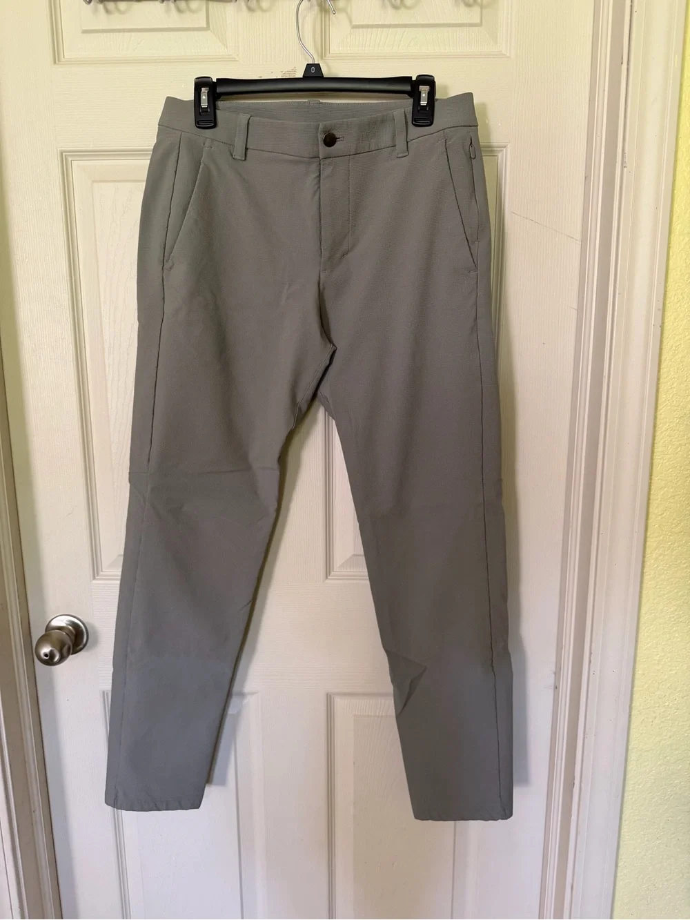 Men's Lululemon grey slim fit trousers